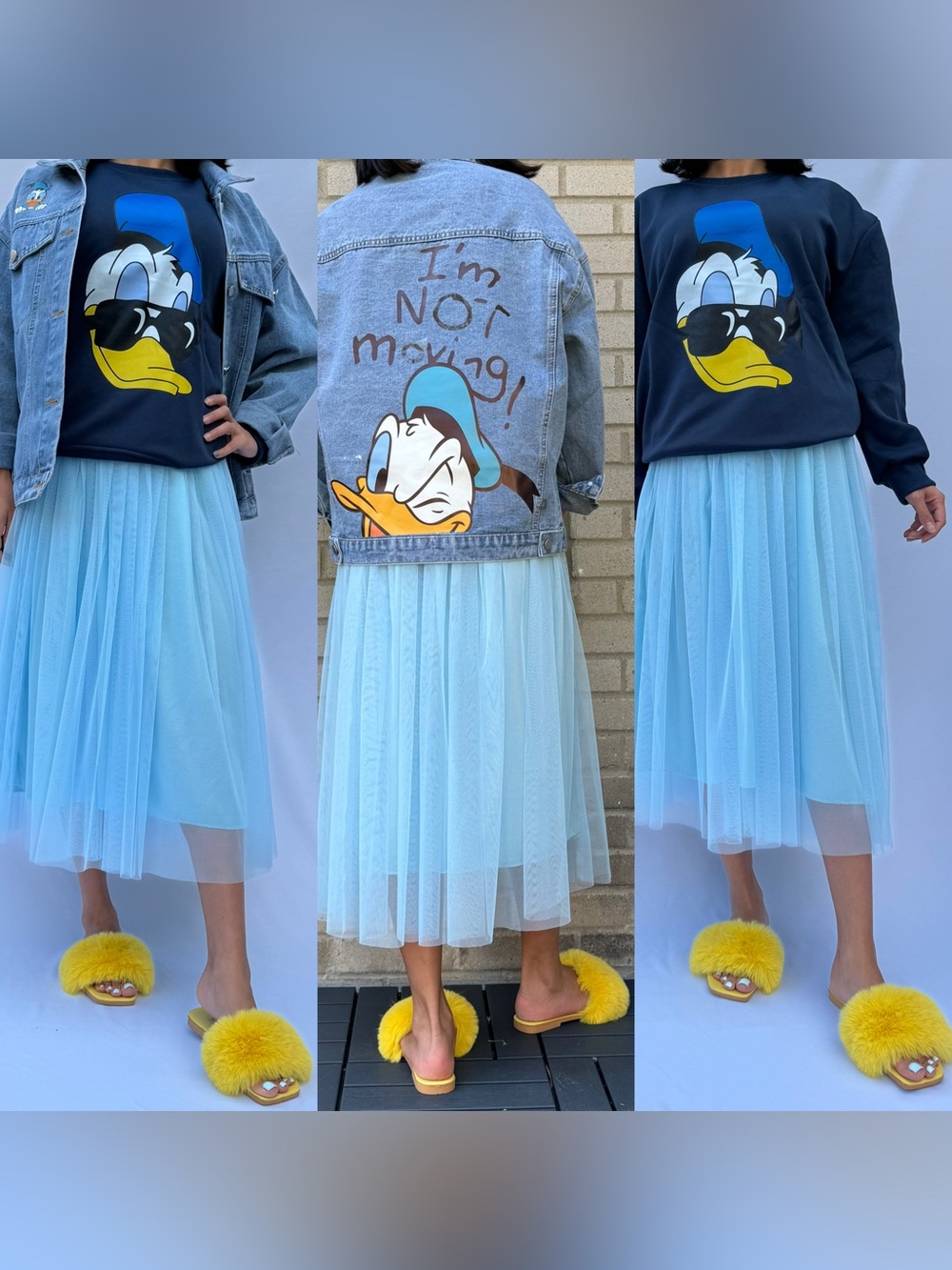 Graphic Donald Duck Denim Jacket - Picture 7 of 7